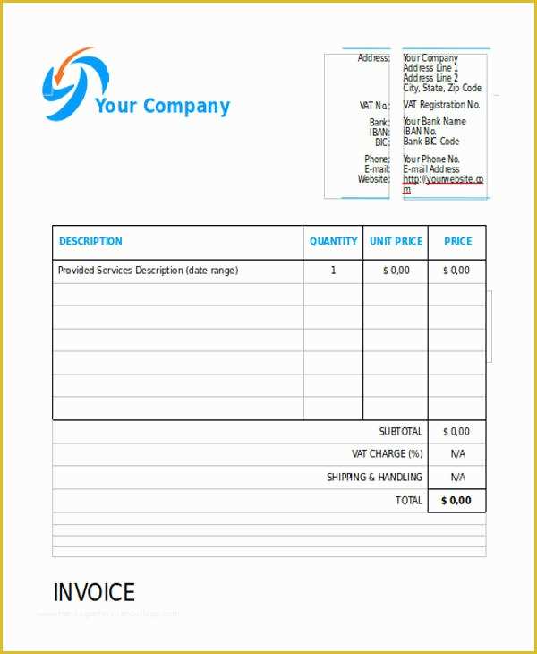 Free Bakery Invoice Template Word Of Bakery Invoice Templates 14 Free Word Excel Pdf
