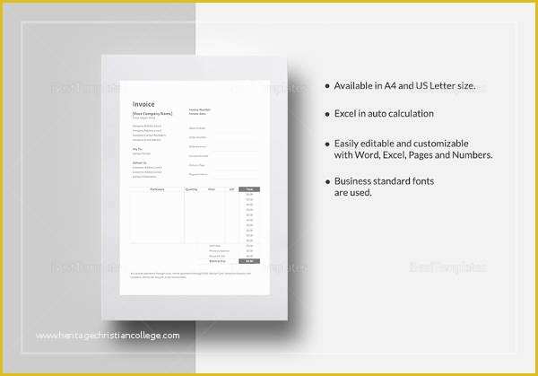 Free Bakery Invoice Template Word Of Catering Invoice Sample 17 Documents In Pdf Word