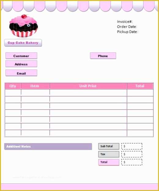 Free Bakery Invoice Template Word Of Free Invoice Template for Bakery the 7 Secrets About Free