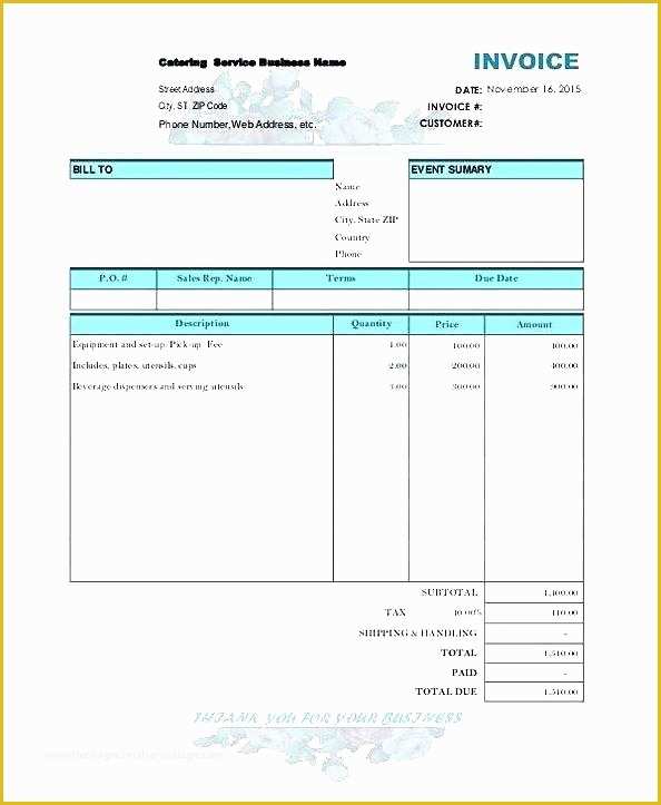 Free Bakery Invoice Template Word Of How to Self Clear Shipment at and Avoid Ups Brokerage Fee