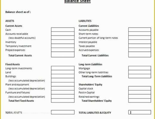 Free Balance Sheet Template for Small Business Of Sheet Templates Microsoft Word Templates