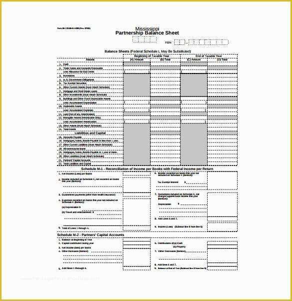 Free Balance Sheet Template Of Balance Sheet Templates 18 Free Word Excel Pdf