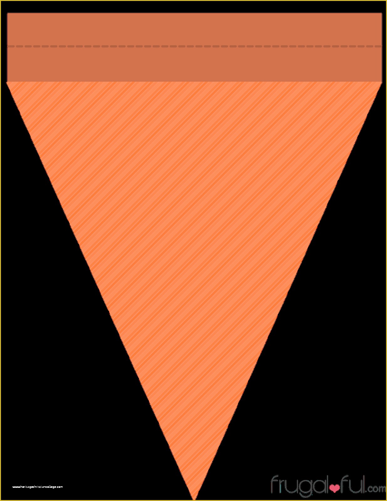 Free Banner Templates Of Diy Free Printable Halloween Triangle Banner Template