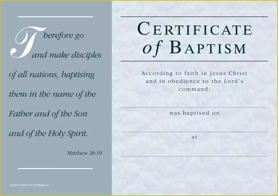 Free Baptism Certificate Template Word Of Free Baptism Certificate Template Word Templates