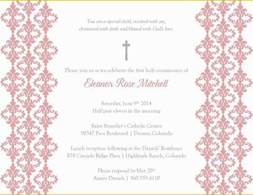 Free Baptism Invitation Templates Of Baptism Invitation Template Baptism Invitation Blank