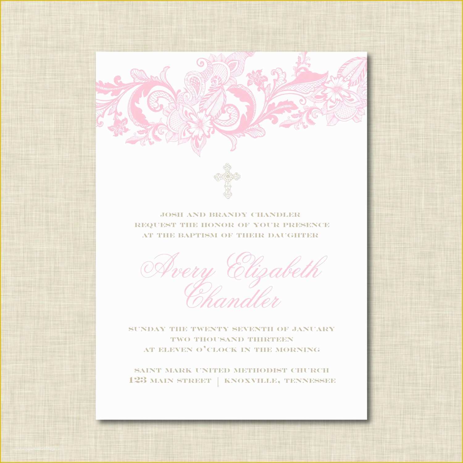 Free Baptism Invitation Templates Of Baptism Invitations Baptism Invitations Templates Free