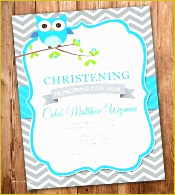 Free Baptism Invitation Templates Of Baptism Invitations Printable Christening Invitation