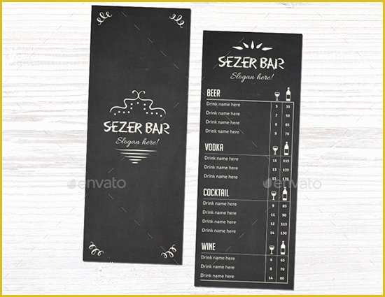 Free Bar Menu Templates for Word Of Bar Menu Templates – 35 Free Psd Eps Documents Download