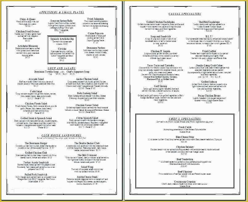 Free Bar Menu Templates for Word Of Image 0 Powerpoint Templates Ideas Wedding Menu Size