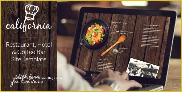 Free Bar Website Template Of California Restaurant Hotel Coffee Bar Site Template On