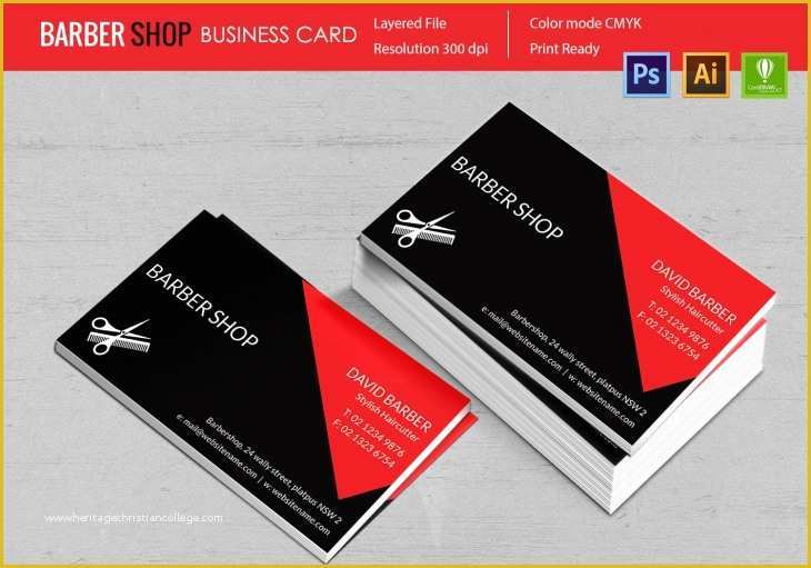 53 Free Barber Business Card Template