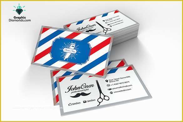 Free Barber Business Card Template Of 27 Barber Business Card Templates Pages Indesign Word