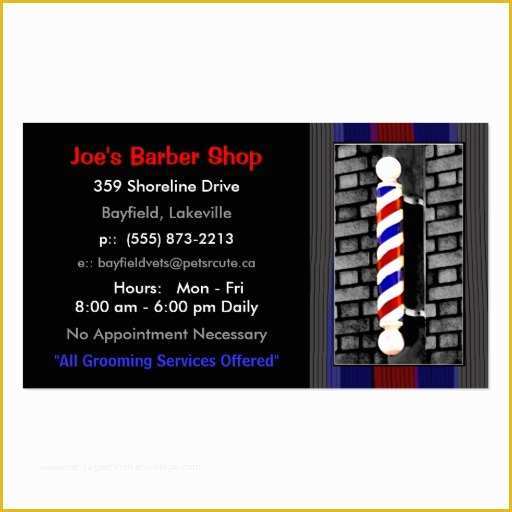 Free Barber Business Card Template Of Barber Men S Hair Stylist Business Cards