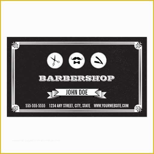 Free Barber Business Card Template Of Barbershop Business Card