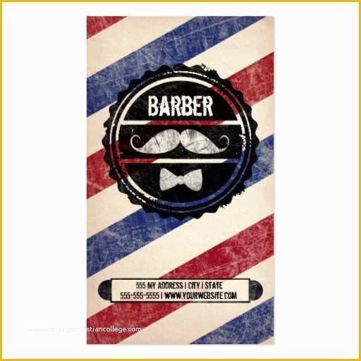 Free Barber Business Card Template Of Barbershop Business Card