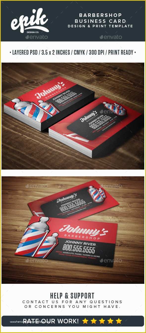 Free Barber Business Card Template Of Barbershop Business Card Template