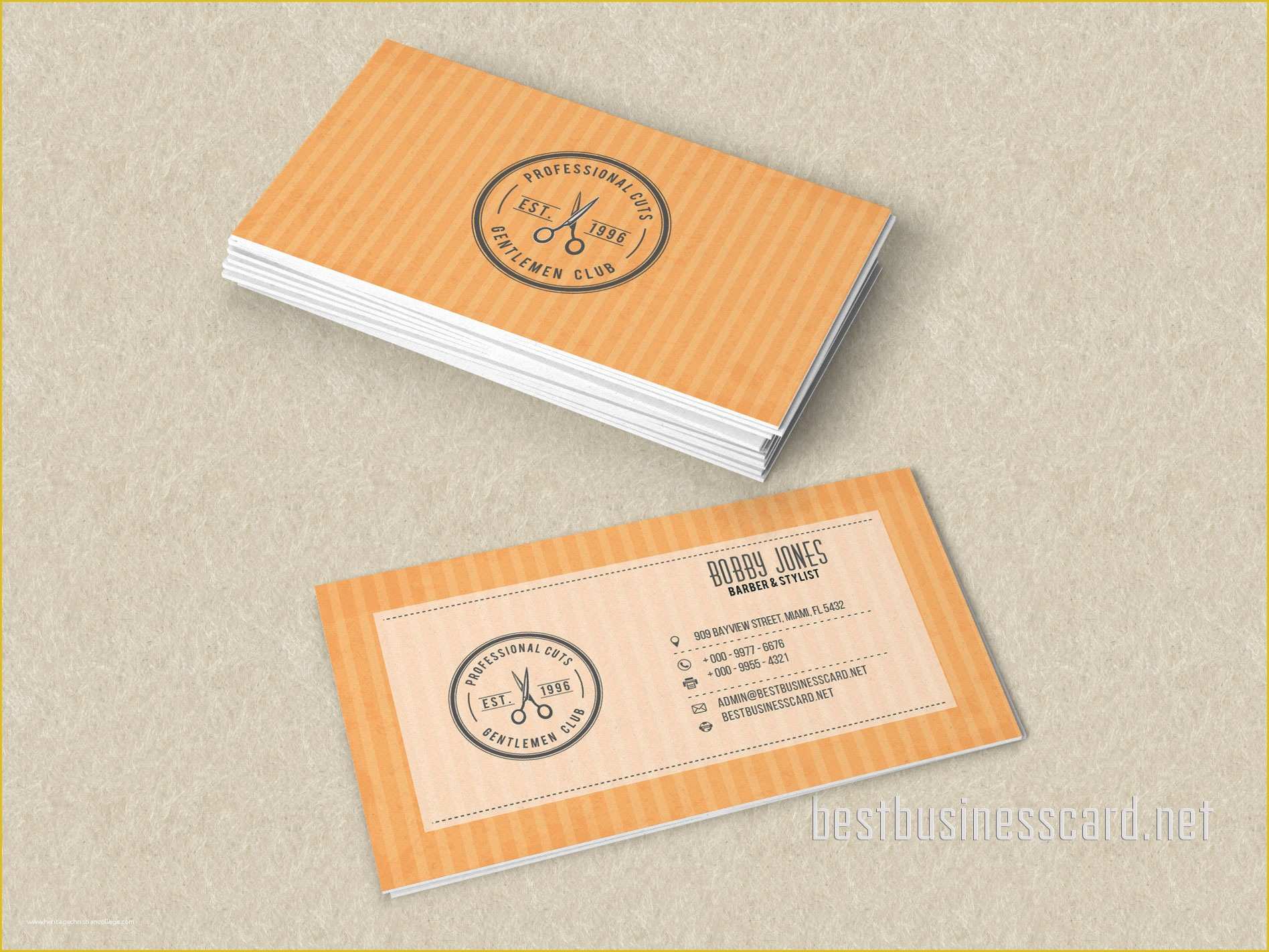 Free Barber Business Card Template Of Best Barber Business Card