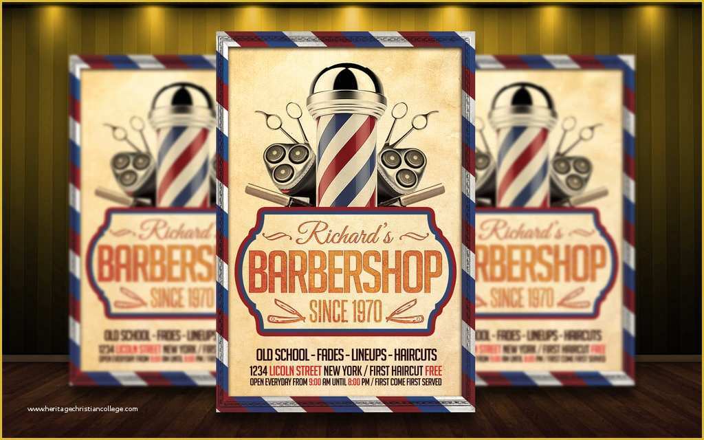 Free Barber Shop Template Psd Of Barber Shop Flyer Psd by Matteogianfreda94 On Deviantart