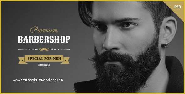 Free Barber Shop Template Psd Of Barbershop E Page Multipurpose Barbers theme by