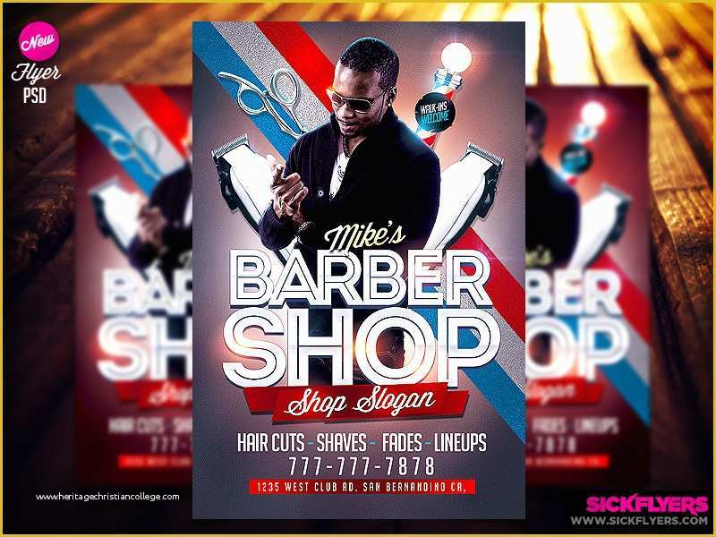 Free Barber Shop Template Psd Of Barbershop Flyer Template by Industrykidz On Deviantart