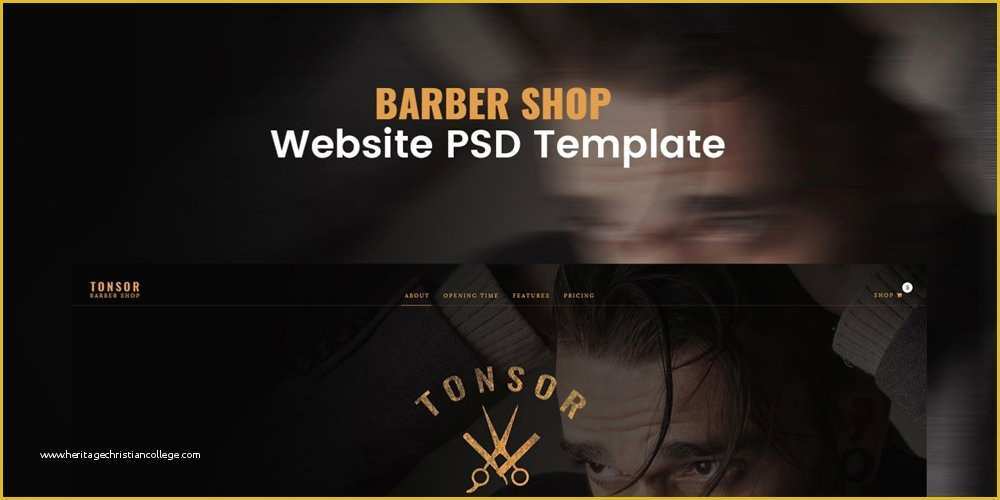 Free Barber Shop Template Psd Of Free Corporate and Business Web Templates Psd