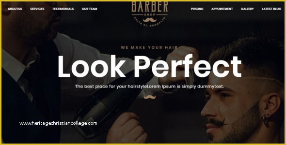Free Barber Shop Website Template Of 62 Best Responsive Website Templates Free themes