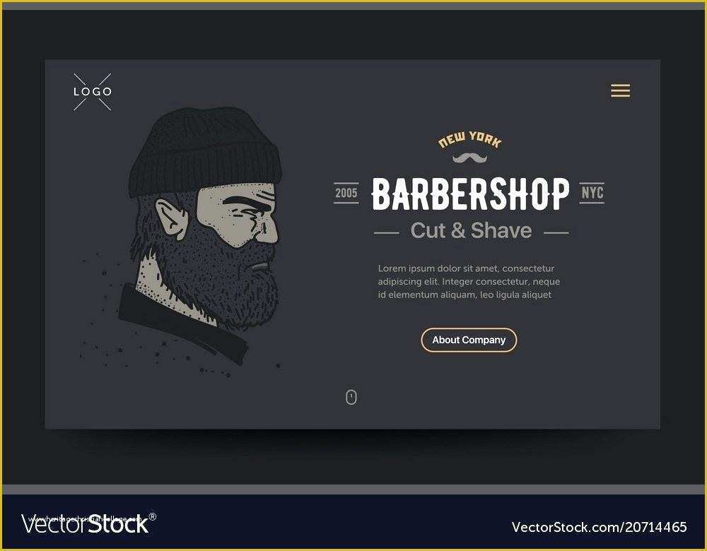 Free Barber Shop Website Template Of Free Barber Shop Website Template