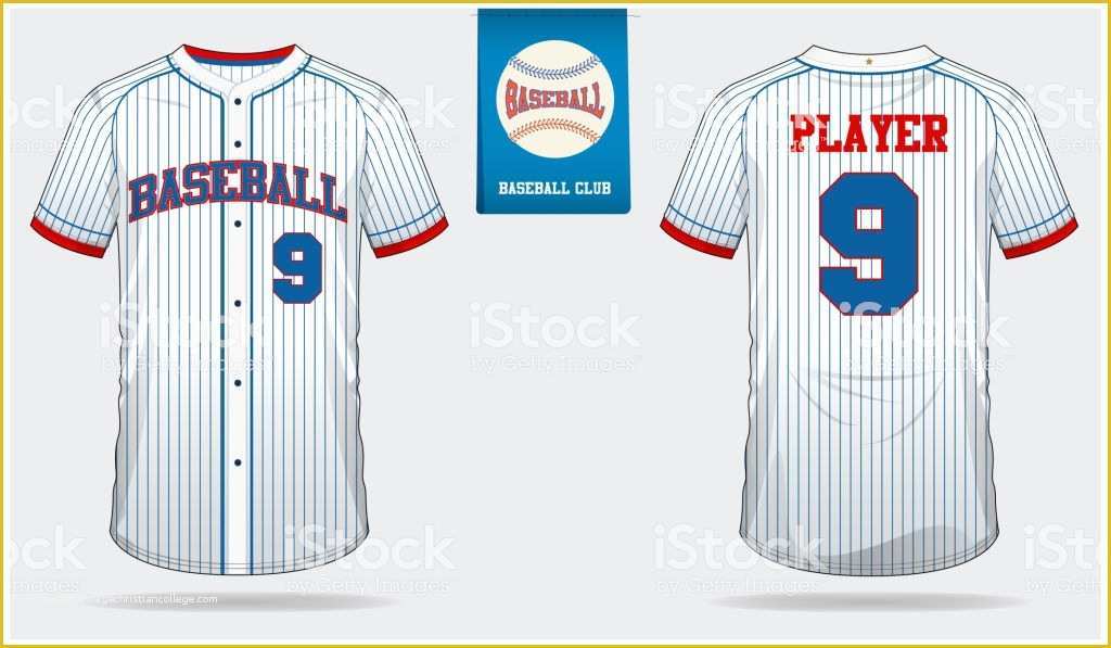 Free Baseball Jersey Template Of Baseball Jersey Sport Uniform Raglan Tshirt Sport Short