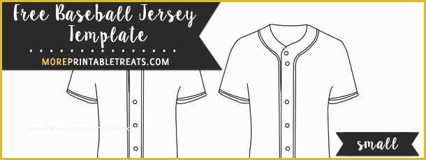 Free Baseball Jersey Template Of Baseball Jersey Template – Small