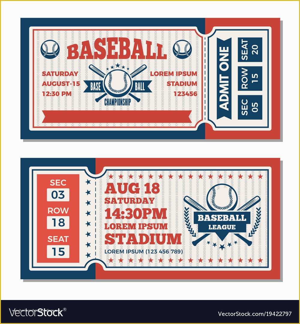 Free Baseball Ticket Template Of Admit E Ticket Template softball