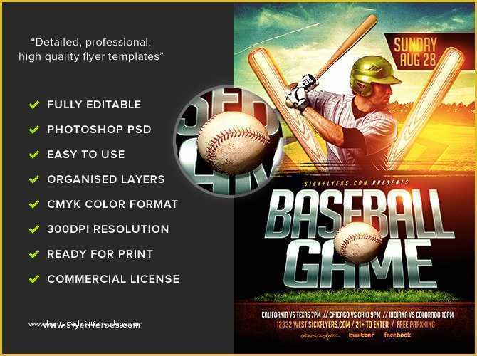 Free Baseball tournament Flyer Template Of Baseball Flyer Template Flyerheroes