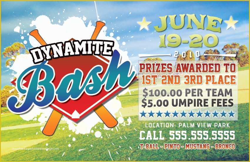 Free Baseball tournament Flyer Template Of Baseball tournament Flyer by Rgvmonster On Deviantart