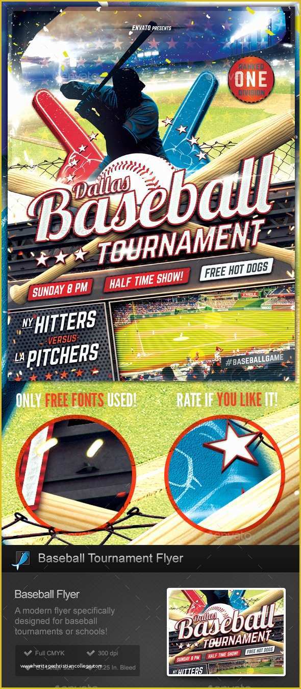 Free Baseball tournament Flyer Template Of Baseball tournament Flyer Template by Stormdesigns