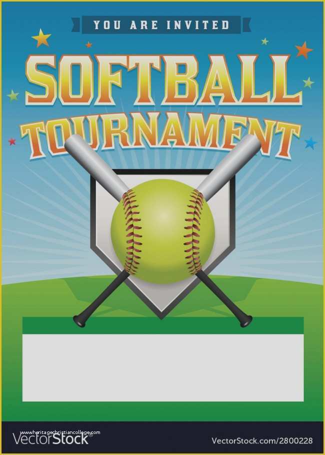 Free Baseball tournament Flyer Template Of Girls softball Fundraiser Flyer Template Free