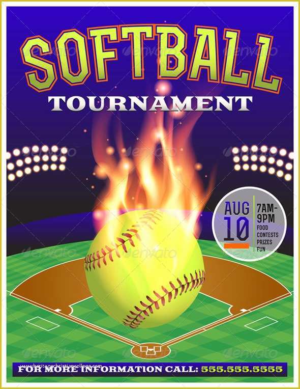 Free Baseball tournament Flyer Template Of softball tournament Flyer Template Yourweek 5fe344eca25e