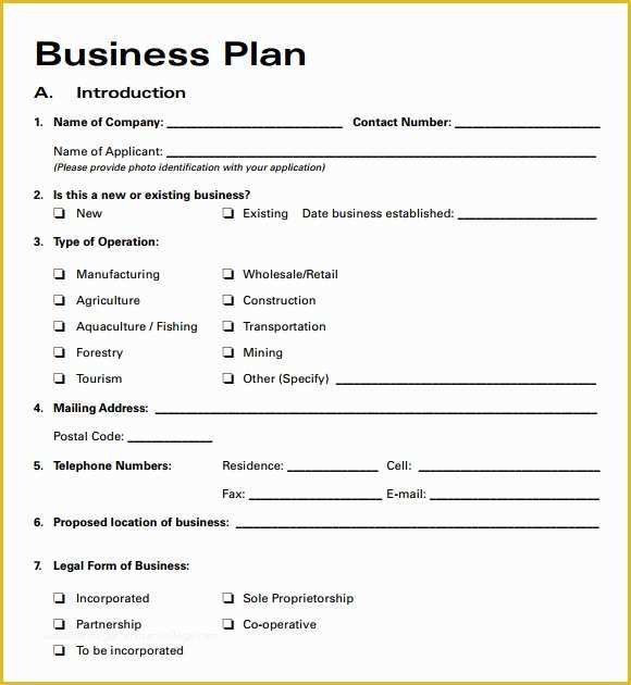 Free Basic Business Plan Template Download Of Business Plan Template for Free Simple Business