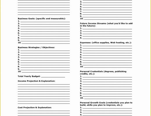Free Basic Business Plan Template Download Of E Page Business Plan Template