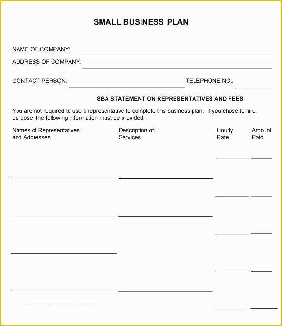 Free Basic Business Plan Template Download Of Free Basic Business Plan Template Simple Small Business