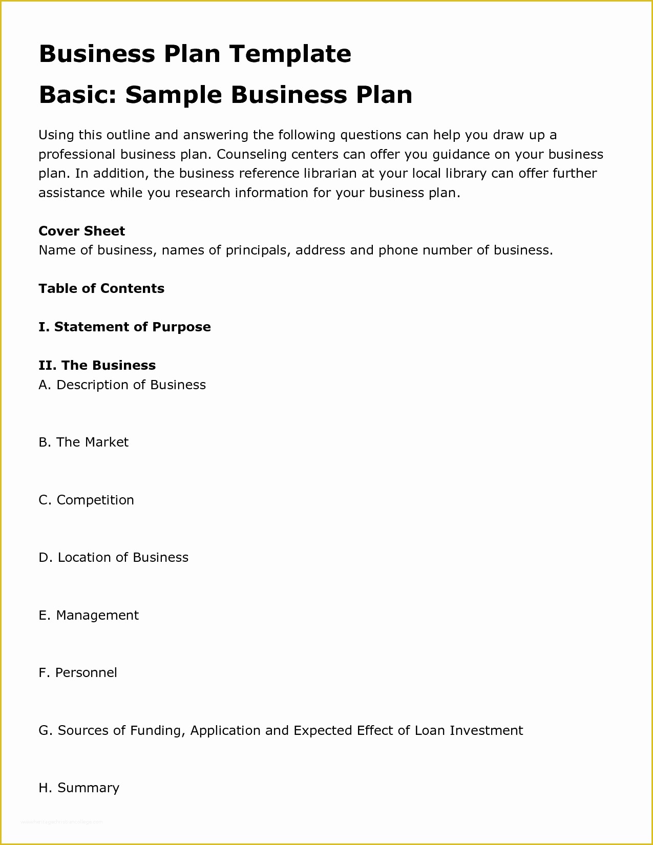 Free Basic Business Plan Template Download Of Simple Business Plan Design Entrepreneur