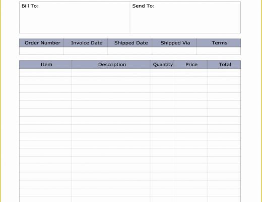 Free Basic Invoice Template Word Of Invoice Template Word 2010