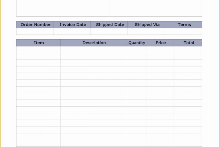 Free Basic Invoice Template Word Of Invoice Template Word 2010