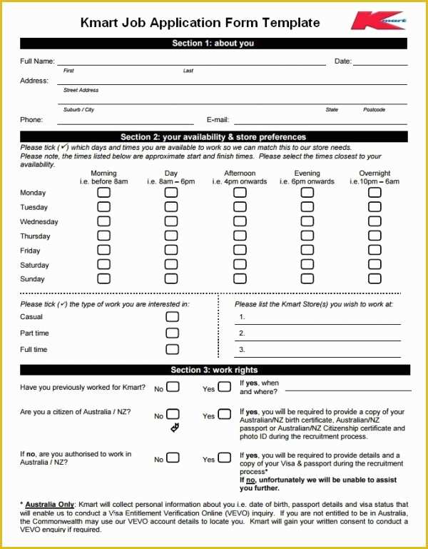 Free Basic Job Application Template Of Job Application Template 19 Examples In Pdf Word