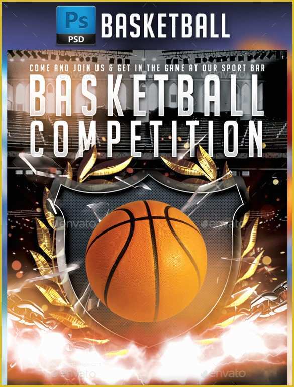 Free Basketball Photoshop Templates Of 24 Basketball Flyer Templates to Download