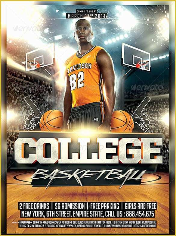 Free Basketball Photoshop Templates Of 31 Basketball Flyers Psd Ai Vector Eps