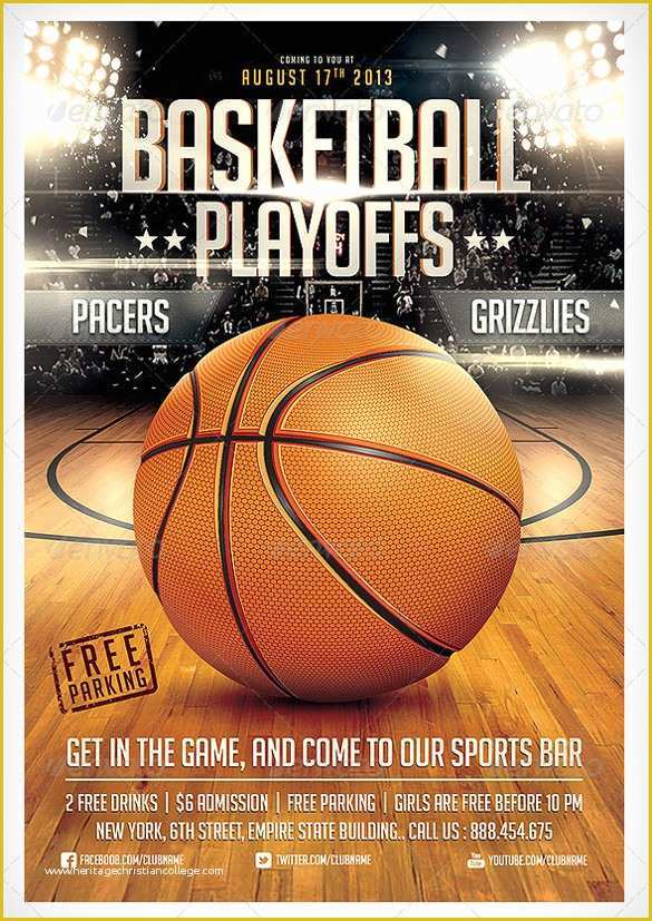 Free Basketball Photoshop Templates Of Sports Flyer Template – 20 Free Psd Ai Vector Eps