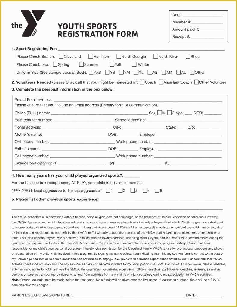 Free Basketball Registration form Template Of 6 Sport Sign Up Sheet Templates Pdf