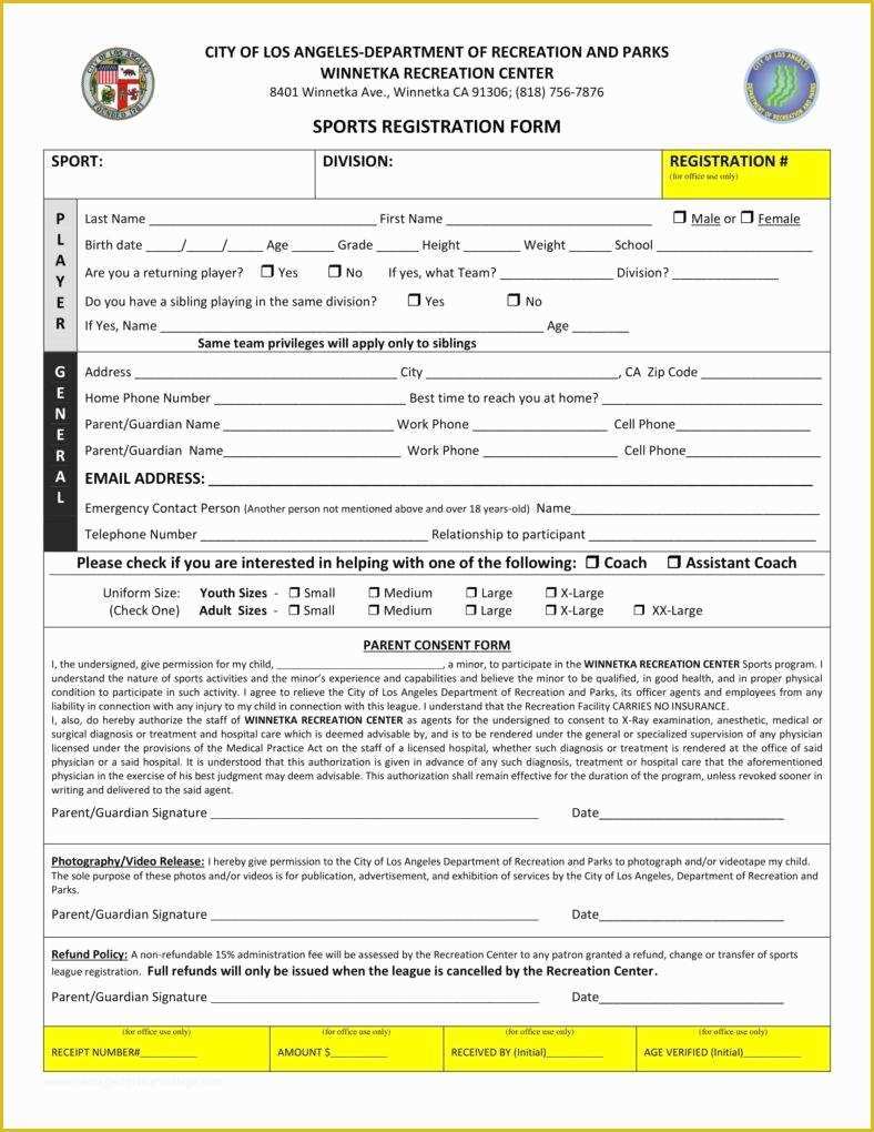 Free Basketball Registration form Template Of 6 Sport Sign Up Sheet Templates Pdf
