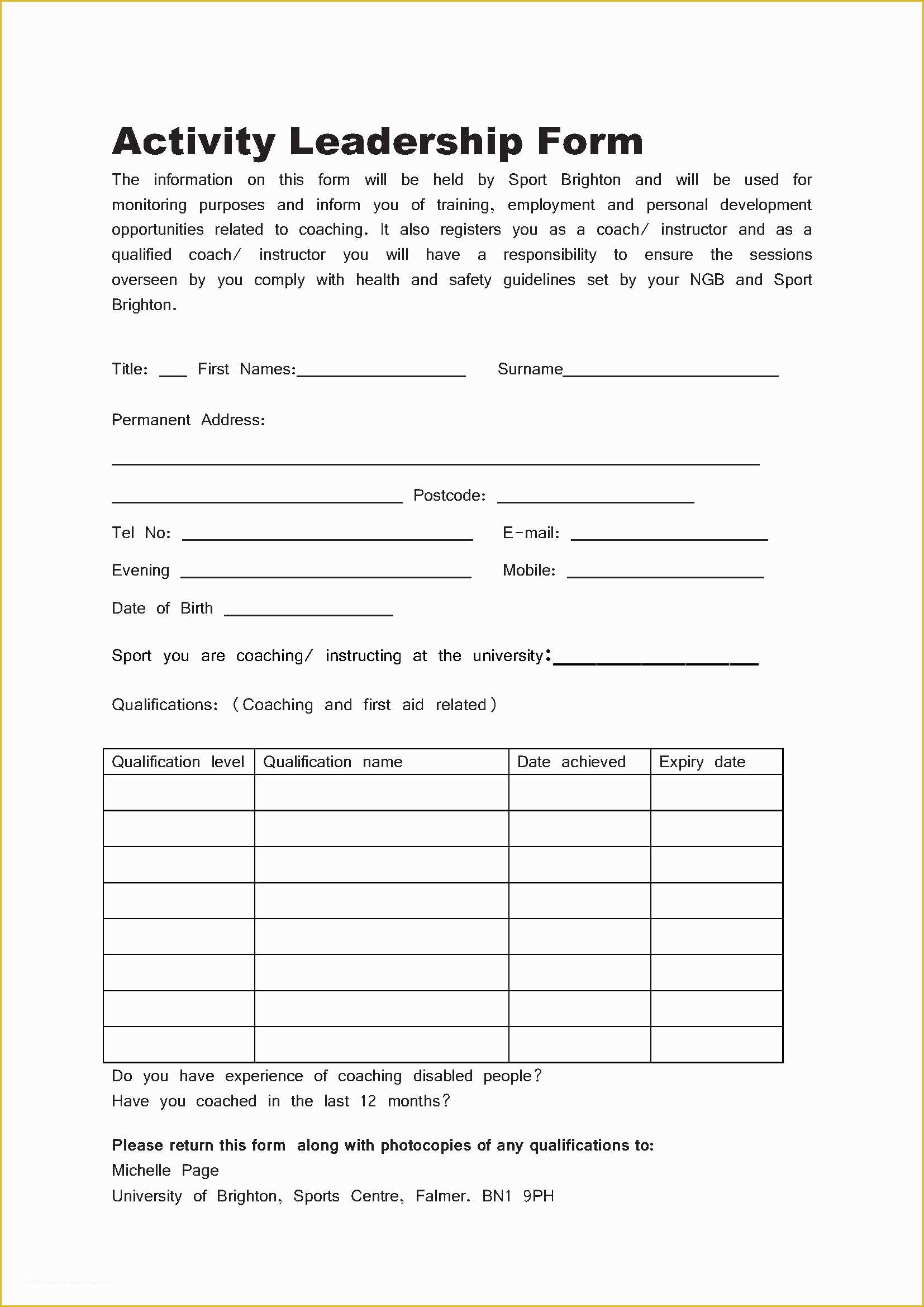 Free Basketball Registration form Template Of Sports Registration form Template Free – Radiofama