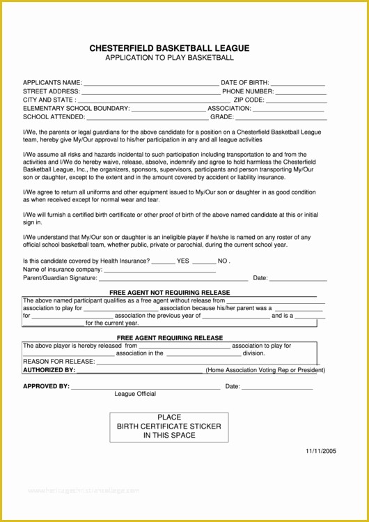 Free Basketball Registration form Template Of top 16 Basketball Registration form Templates Free to