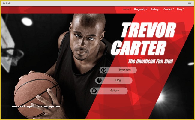 Free Basketball Website Templates Of 10 Fitness and Sports Website Templates Free From Wix